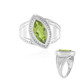 Anello in argento con Peridoto (de Melo)
