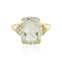 Anello in argento con Ametista Verde