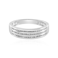 Anello in argento con Diamante I2 (I)