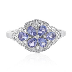 Anello in argento con Tanzanite