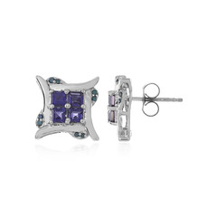 Orecchini in argento con Iolite