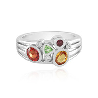 Anello in argento con Zaffiro Tramonto (Adela Silber)