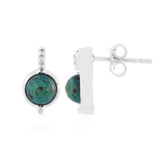 Orecchini in argento con Crisocolla