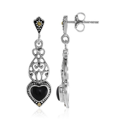 Orecchini in argento con Onice