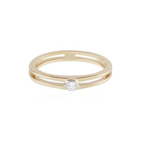 Anello in oro con Diamante SI1 (H)