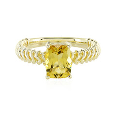 Anello in oro con Berillo Dorato (Ornaments by de Melo)
