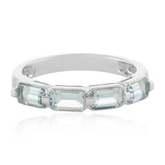 Anello in argento con Acquamarina