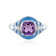 Anello in argento con Ametista