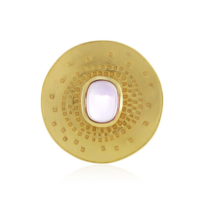 Ciondolo in argento con Ametista Rose de France (MONOSONO COLLECTION)