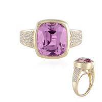 Anello in oro con Kunzite Patroke (AMAYANI)