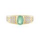 Anello in argento con Smeraldo Russo (Adela Silber)