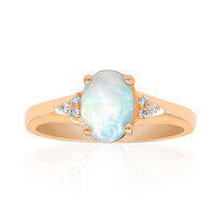 Anello in oro con Opale di Welo AAA