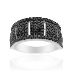 Anello in argento con Spinello Nero