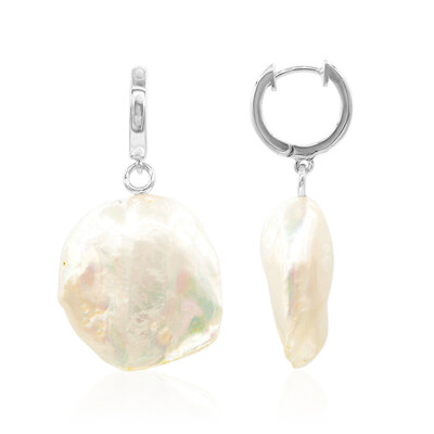 Orecchini in argento con Perla di Acqua Dolce (TPC)