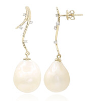 Orecchini in oro con Perla di Acqua Dolce (TPC)