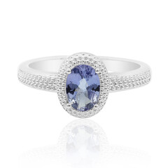 Anello in argento con Tanzanite (non riscaldata)