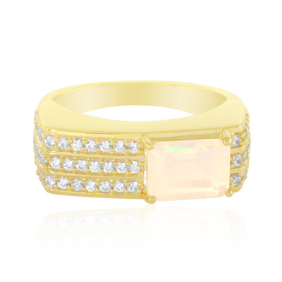 Anello in argento con Opale di Welo