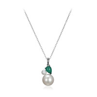 Collana in argento con Perla di Acqua Dolce