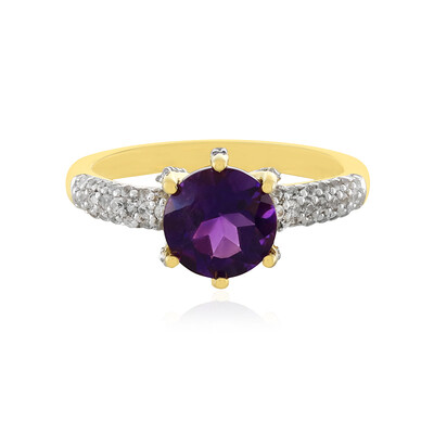 Anello in argento con Ametista