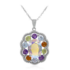 Collana in argento con Quarzo Moonlight