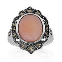 Anello in argento con Opale Rosa (Annette classic)