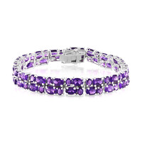 Bracciale in argento con Ametista Zambiana