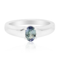 Anello in argento con Tanzanite (non riscaldata)