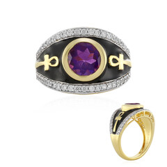 Anello in argento con Ametista