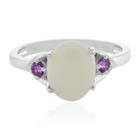 Anello in argento con Opale Australiano
