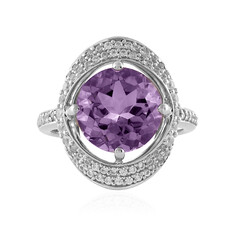 Anello in argento con Ametista Rose de France