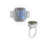 Anello in argento con Labradorite