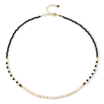 Collana in argento con Ematite Dorata (Riya)