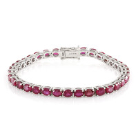 Bracciale in argento con Rubino del Madagascar