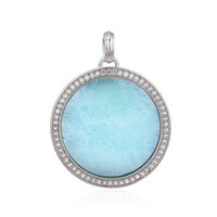 Ciondolo in argento con Larimar