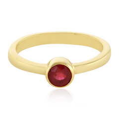 Anello in argento con Rubino del Madagascar