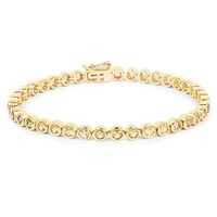 Bracciale in argento con Citrino