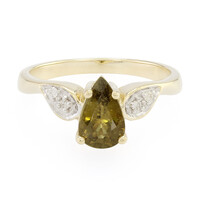 Anello in oro con Tormalina Cuprian