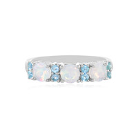 Anello in argento con Opale di Welo