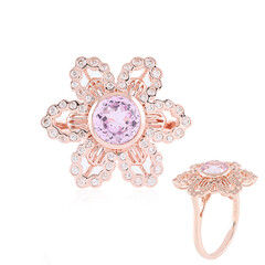 Anello in argento con Kunzite (SAELOCANA)