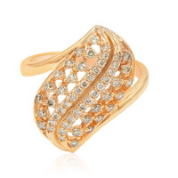 Anello in oro con Diamante Rose de France SI1 di Argyle