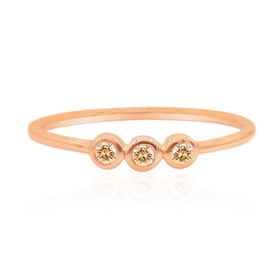 Anello in oro con Diamante Rose de France SI1 di Argyle (Annette)