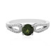 Anello in argento con Tormalina Verde