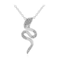Collana in argento con Diamante I3 (I)