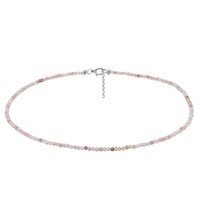 Collana in argento con Opale Rosa