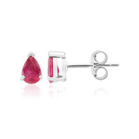 Orecchini in argento con Rubino Bemainty