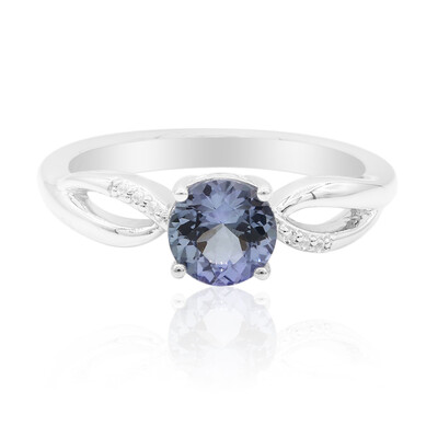 Anello in argento con Tanzanite (non riscaldata)