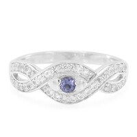 Anello in argento con Iolite del Madagascar