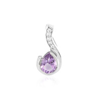 Ciondolo in argento con Ametista Rose de France