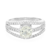 Anello in argento con Kunzite Canarino
