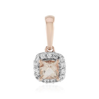 Ciondolo in oro con Morganite